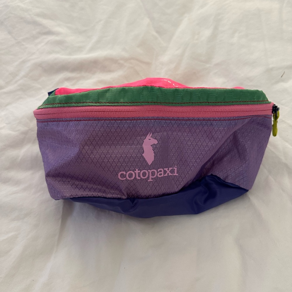 Colorful Cotopaxi belt bag
